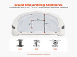 Boat Seat, High Backrest, Flip Up Boat Seat Captain Bucket Seat with Thickened Sponge Cushion & V952-CZZYZDFZHBSKNPUAG001V0
