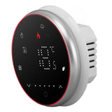 Smart Thermostat 1 Week Programmable LED Display Recessed Round Digital Thermostat AC95240V for V1294-YM0901-3114230117111