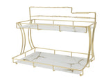 Countertop Storage Rack Double Layer Waterproof Counter Organizer Shelf with Electric Toothbrush V1294-YM0710-3112230085511