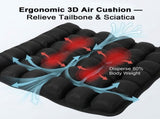 Inflatable Seat Cushion for Long Sitting Ergonomic Inflatable Airplane Seat Cushion Kit with V1366-AZ2-W-15102