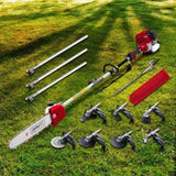 Giantz 40CC Pole Chainsaw Hedge Trimmer Brush Cutter Whipper Saw 4-Stroke 9-in-1 PCAW-4S-40CC-GSAW
