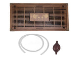 Water Storage Tea Tray with Drainage Tool Hose Non Fading Water Drainage Tea Serving Tray for Home V1294-YM0703-3118230076312