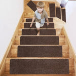 GOMINIMO Set of 15 Non Slip Carpet Stair Tread 20.3 x76cm V227-3720402132140