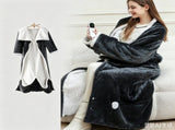 Warm Full Body Wearable Heated Blanket With Foot Pocket & Auto Shut Off, 127177CM Washable V1188-MS-603-010