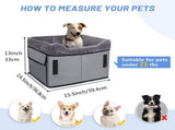 Grey Car Pet Pad - Portable Dog Booster Seat for Safe and Comfortable Travel V888-ELOSUNG34268
