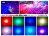 Disco Ball Light RGB Magic Ball Strobe Pattern Light with UV Light, Suitable for Home Parties, V1107-130-89086