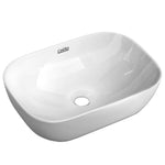 Cefito Bathroom Basin Ceramic Vanity Sink Hand Wash Bowl 46x33cm CB-074-WH