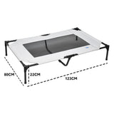 Raised Dog Bed Large Elevated Pet Bed Scratch and Moisture Resistant Breathable Kennel with Non-Slip V985-ELEVATEDDOGBED