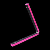 2.2m Gymnastics Folding Balance Beam Pink Synthetic Suede V63-826771