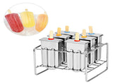Stainless Steel Molds Ice Cream Industrial Home Kitchen DIY Ice Pop Mould Maker Tool V1294-YM0727-JY06255-02