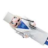 Doctor Nutcracker Decorative 14.2in Wood Nutcracker Figurine for Party Holiday Decoration V1294-YM0901-3115240111311