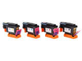 4 Pcs Printhead Printer Head Magenta Black Cyan Yellow Print Head Replacement for HP Designjet 100 V1294-YM0703-3113230045411