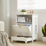 VEVOR Pet Feeding Station w/ 2 Elevated Dog Bowls Dog Food & Toy Storage Cabinet V952-MZCWHSWJ24YC6P61XV0