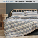 Ardor Charlie Multi 3 Pcs Comforter Set Queen/King V442-INT-COMFORTER-CHARLIE-MULTI-QS
