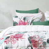 Bianca Nikita White Polyester Coverlet Set Queen/King V442-BCA-COVERLETS-NIKITA-WHITE-KI