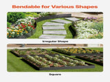Steel Landscape, 3 Packs 1016 x 152 mm Rust-Resistant Metal Landscape, Bendable Garden V952-DXGJSPZ3PCS4KIGQYV0