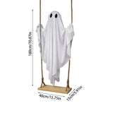 Halloween Decorations Outdoor - 5 FT Large Hanging Swing Ghost Halloween Decor, Spooky Decor for V1192-AZ-W-26450