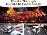 LED-lit electric barbecue brush, rechargeable rotating cleaning, instantly cleans the grill after V1232-CDSSKS001