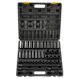 Impact Socket Set 43 Piece Impact, Standard Socket Assortment, Drive Socket Set 6-Point V952-CJTT43PC12INZJ001V0
