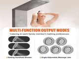 Shower Panel System, 4 Shower Modes Shower Panel Tower, Rainfall, Waterfall, 5 Full Body Massage V952-FTYS4CS2MSDPNYC1QV0