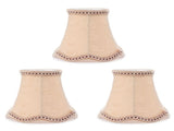 3Pcs Chandelier Lamp Shade Modern E14 ClipOn Fabric Lampshade for Hotels KTV Clubs Apricot V1294-YM0901-3119210069711
