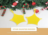 12-Pack Star Shaped Party Favor Boxes for Candy, , Wedding, Birthday, Empty Decorative Containers V1369-AZ3-W-20802