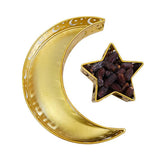 Ramadan Serving Tray with Crescent Moon and Star Food Tray Muslim Islam Mubarak Food Tray for Party V1294-YM0721-10127254