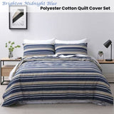 Jason Brighton Midnight Blue Quilt Cover Set Queen V442-WAM-QUILTCS-BRIGHTON-MIDNIGHT-QS