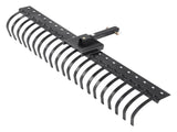 Tow Behind Landscape Rake, 1.5m Tow Dethatcher with 21 Steel Coil Tines, Lawn Dethatcher Rake V952-ZXSCJ60BDSDLG2B3EV0