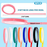 24 Rolls Colors Autoclave Tape 216 Ft/L X 0.4 In/W Instruments Identification Tape Autoclavable 270 V1369-AZ3-W-11808