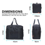 Shopper Bag Travel Duffle Bag Foldable Laptop Luggage Nylon KO-BOSTON NAVY V274-GM-KOEBAG-BOS-NY