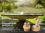 24Pcs 1/8inch Brass Gushing Sprays Water Nozzles Universal Water Curtain Nozzle Landscape V1366-AZ2-W-15686