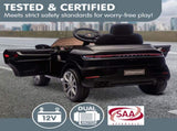 Kahuna Porsche Cayenne E Hybrid Coupe Licensed Kids Electric Ride On Car Remote Control 50W Dua CAR-PSCH-990-BK