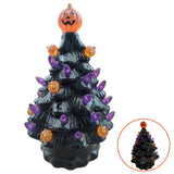 Lighted Ceramic Halloween Tree Tabletop Halloween Decoration Halloween Tree Pumpkin Light V1294-YM0717-10352430