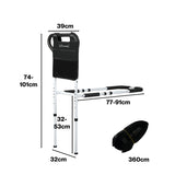 Levede Bed Rail Safety Bed Assist Rail Grab Handrail Adjustable Elderly Adult BRL1001-AU