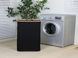 Laundry Hamper with Lid - Waterproof Freestanding Laundry Basket with Removable Liner Bag, V1258-DP02-C-1294
