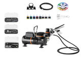 Airbrush Kit, 1/6 HP, Air Brush Kit with Air Compressor, Dual-Action Professional Airbrushes with V952-JCBTZ2G3AGWQ5IX0E001V3