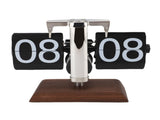 Flip Desk Clock Vintage Large Number 24 Hours Auto Flip Down Mechanical Clock for Home Living Room V1294-YM0901-3115250023812