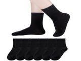Holzlrgus Kids Athletic Crew Socks Boys Girls Cotton School Uniform Casual Basic Socks 6 Pairs 6 - 8 V1189-WXFWAL-20260319-01251