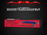 SEDY Magnetic Socket Holder Organizer Set Detachable 1/4 Drive Metric SAE Tool V465-87041