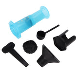 Coffee Press Portable Coffee Maker Household Press Drip Coffee Machine with 400Pcs Filter PaperBlue V1294-YM0901-3118210019012