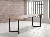 V Shaped Table Bench Desk Legs Retro Industrial Design Fully Welded - Black V63-835151