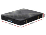 35cm Giselle Mattress Queen Bed Bamboo Pocket Firm Foam MATTRESS-E-MIDNIGHT-35-Q