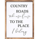 Family Sign for Home Decor, Farmhouse Family Wall Decor with Wood Frame for Wall, Kitchen, Living V1192-AZ-W-25164