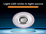 V16 Emergency LED Warning Lights 5PCS, White & Yellow Beacon Traffic Light V1263-JX-5796