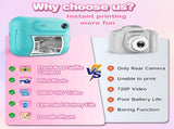 Kids Multi-Functional Camera Toy - Instant B&W Printing & Creative Stickers V888-ELOSUNG35310