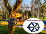 2X Kids Playground Steering Wheel, Swingset Wheel Attachment,Pirate Ship for Jungle Gym or Swing Set V1369-AZ3-W-15456