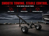 600lbs Trailer Dolly with 48mm Ball Solid Tires Portable Tow Dolly Wheel Tow V379-600LBDOLLY