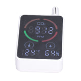 Air Quality Monitor Digital CO2 Meter Carbon Dioxide Detector Portable Temperature Humidity Tester V1294-YM0718-3113210309811