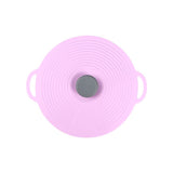 "Universal 5 Piece Silicone Lid Set Microwave Splatter Cover Lid for Food- In Different Sizes V1369-AZ3-W-05219